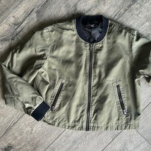 Kenneth Cole New York jacket army green comfort dress casual coat size XL